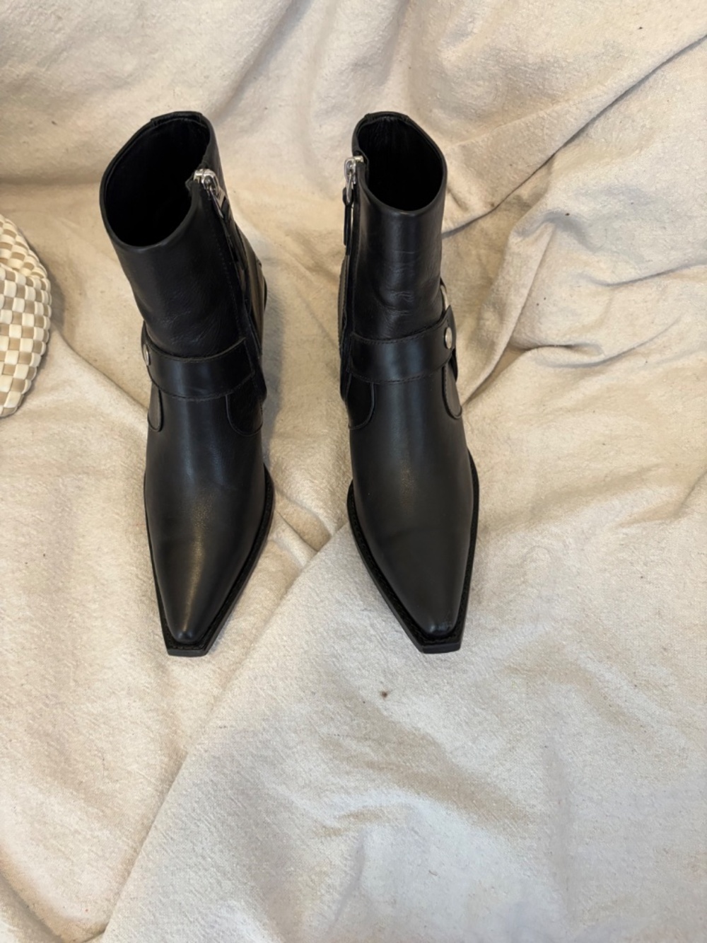 Anine Bing Motocycle Boots Size 7 MINT MINT - Picture 2 of 4